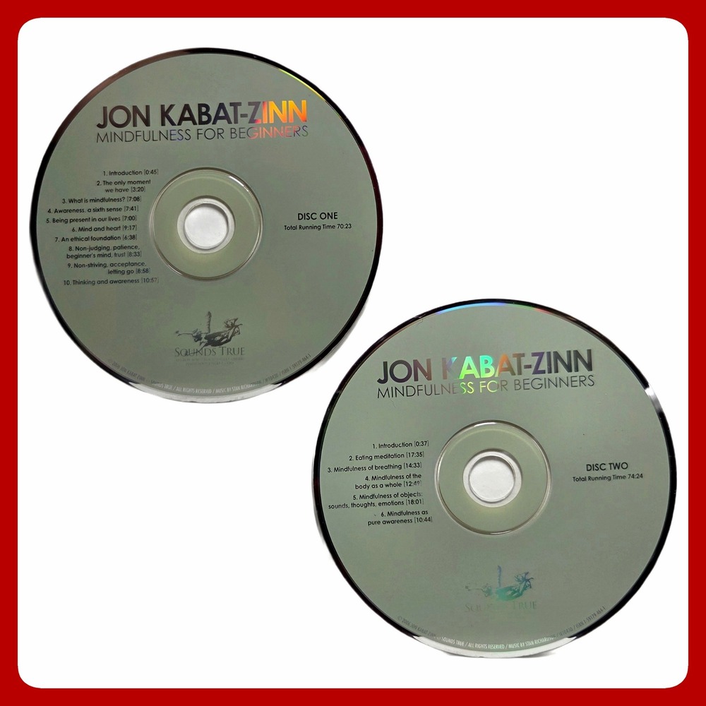 Vintage Mindfulness For Beginners Jon Kabat-Zinn Audio CD 2-Disc Meditation
